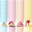Tanlade 100 Pieces Baking Cups Cupcake Wrappers for Muffins 5.5 oz Multi Color Baking Cups for Desserts Baby Showers Birthday Party Celebrations (Pastel Color)