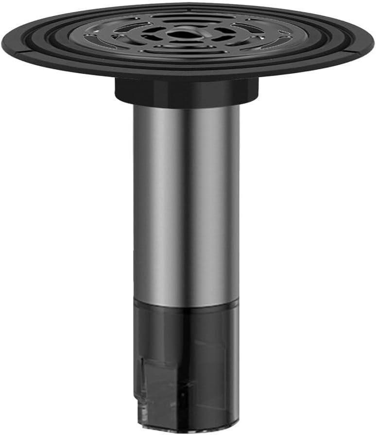 Shower Drain Floor Drain Backflow Preventer - Magnetic Closure Valve Variable Diameter Gasket 304 Stainless Steel Odor-Resistant Shower Drain Plugfor 1.77''-3.5''ID Pipes