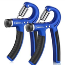 AIXPI Grip Strength Trainer, Hand Grip Exerciser Strengthener with Adjustable Resistance 11-132 Lbs (5-60kg), Forearm Strengthener, Hand Exerciser for Muscle Building and Injury Recover 2 Pack (Blue)