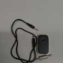 COMSOON Bluetooth Receiver for Car, Noise Cancelling 3.5mm AUX Bluetooth Car Adapter, Wireless Audio Receiver for Home Stereo/Wired Headphones, Hands-Free Call, 16H Battery Life - Black+Silver