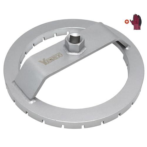 Yuesstloo Fuel Tank Lid Removal Wrench Tool, Compatible with Mercedes Benz W164 W251 GL450 ML350, Jaguar X-Type, with 1/2" square drive
