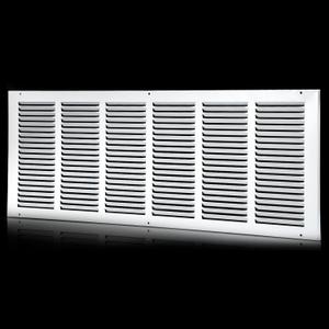 30x10 Return Air Grille(Duct Opening Size),Air Return Vent Cover,Flat Vent Cover,Rejillas De Aire Acondicionado Para Casa,Return Air Grilles,Outer Dimensions:31.75"Wx11.75"H(30"W x 10"H, Duct Opening)