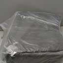 Dog Car Seat for Small Medium Dogs,Detachable Washable Dog Booster Seat Under 30lbs, Pet Car Seat Travel Bed with Storage Pockets and Dog Safety Belt(Grey/Brown)