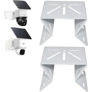 VVHOOY Metal Corner Camera Mount for PTZ Camera, to Achieve a Wider View Range 270,Exterior Wall Corner Bracket Compatible with eufy SoloCam S340/S330/E30,Wyze Cam Pan v3(2Pack)