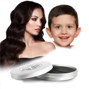 2 x HaiolorPro Black Hair Color Wax Washable, Temporary Hair Color Dye for Kids, Natural Instant Color Wax Hairstyle Cream Hair Pomades for Women & Men Party Cosplay Halloween, Gifts for Teens