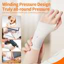 Generic 1Pcs Ultra-Thin Elastic Wrist Brace Wrist Wraps, Compression Wrist Straps Wrist Support for Carpal Tunnel Arthritis Tendonitis Sprains Wrist Pain, Soft Wristband Fits Both Hands (Beige)