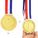 Abaokai 1st, 2nd, 3rd Award Medals - 3 Inches Olympic Style Winner Medals Gold Silver Bronze Prizes for Competitions, Party