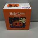 Halloween Candy Bowl Animated Pumpkin Candy Holder with Moving Skeleton Hand Creepy Sound and Red Eyes for Halloween Decorations Indoors and Trick or Treats