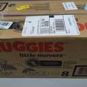 Huggies Size 8 Diapers, Little Movers Baby Diapers, Size 8 (46+ lbs), 76 Count (2 Packs of 38)
