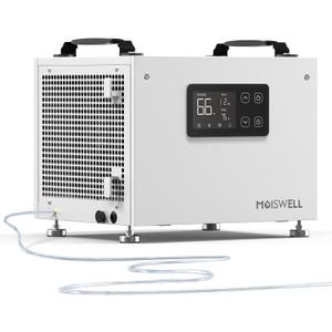 Moiswell 70 Pints Commercial Dehumidifier with Pump Portable Crawl Space Dehumidifier for Basement Energy Star Efficient Certified Compact Dehumidifiers for Home, Auto Defrost, Timer Moiswell 70 Pints Commercial Dehumidifier with Pump Portable Crawl Space Dehumidifier for Basement Energy Star Efficient Certified Compact Dehumidifiers for Home, Auto Defrost, Timer