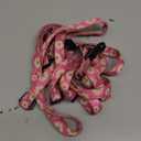 QQPETS Dog Harness Leash Set Adjustable Heavy Duty No Pull Halter Harnesses for Dogs Back Clip Anti-Twist Perfect for Walking (S(14"-20" Chest Girth), Daisy)