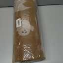 OJIA 2PCS Fall Door Mat Combo Set Halloween Doormat, 3'x5' Orange & White Buffalo Plaid Outdoor Rug and Polyester Welcome Mat Porch Decor Layered Doormat, Autumn Outdoor Door Mats Outside Entrance