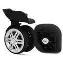 Zoofen Luggage Wheels Replacement 1 Pair Luggage Repair Wheels Suitcase Roller Trolley Caster with 4 Screw HolesZA65