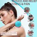 KSONE Massage Lacrosse Balls -Massage Balls for Myofacial Release&Trigger Point Therapy-Set of 2-Hard Lacrosse Massage Ball &Soft Massage Ball