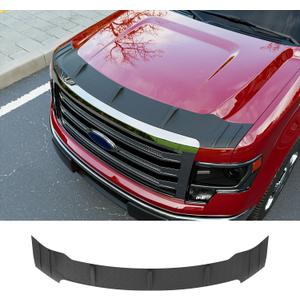 powoq Hood Deflector Compatible with 2009-2014 Ford F150 Deflector TPE Shield Hood Protector Replacement for 2009 2010 2011 2012 2013 2014 Ford F-150 Accessories
