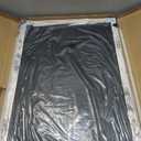 White Cork Board for Wall, 36 x 24 inches Decorative Bulletin Board, Rustic Wooden Frame Pin Board for Office, Dorm, Home Decor