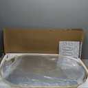 Oval Bathroom Mirror for Wall, 2 Pack 24"x36" Bathroom Vanity Mirror for Over Sink, Bedroom, Living Room, Entryway, Metal Frame & HD Shatterproof Glass, Wall Mounted Horizontally or Vertically(Gold)