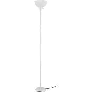 Modern Floor Lamp, 3 Way Switch, Plastic Lampshade Tall Standing Lamp for Living Room, Bedroom, Adult Office, and University Dormitory. (White Lampshade)