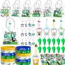 Sweetude 128 Pcs Golf Birthday Favors Set Include Stickers Handbags Straws Straw Lids Keychains Whistle Disposable Cups with Lids and Bands for Golf Themed Party Supplies