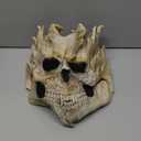 Horror Skull Mask Scary Realistic Skeleton Mask Halloween Cosplay Creepy Masquerade Party Full Head Latex Accessories