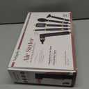 Air Styler 5 in 1, Hair Dryer Brush & Multi-Styler with 110,000 RPM High-Speed Powerful Motor, Auto-Wrap Curler, Cushion Massager, Oval Brush, Diffuser, Nozzle Attachment (Premium Black)