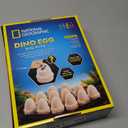 National Geographic Dinosaur Dig Kit - 12 Dino Shaped Dig Bricks with Dinosaur Figures Inside & Excavation Tool Sets, Egg Hunt or Dig Party Activity, Great STEM Toy for Boys & Girls