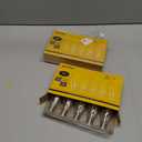 Ascher E12 LED Classic Candelabra Clear Light Bulbs 4W, Equivalent 40W, Daylight White 5000K, Non-Dimmable, Filament Clear Glass 5 Pack, 2 Packs