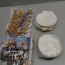 ForraFun 40 Set Scallop Shells for Crafts 4''-5'' White Natural Shells Bulk with Decoupage Floral Napkins Acrylic Paints Brushes and Glue for DIY Arts and Crafts Seashells Home Decor Ornaments