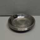 Hamiledyi 12 Pcs Stainless Steel Cat Bowls Replacement Whisker Fatigue Relief Cat Plates Pet Water Dish Shallow Kitten Bowls Pet Bowls for Dogs Cats and Other Small Animals (7.68 Inch Diameter)