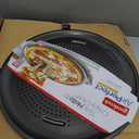 GoodCook AirPerfect Nonstick 16 Pizza Pan  Pizza Tray for Oven, Perforated Round Pizza Pan, Carbon Steel Baking Pan, Homemade, Frozen & Leftover Slices (Gray)