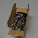 50 Pcs Silver Stainless Steel Grid Wall Hooks & Hangers, 4" Grid, Modern Minimalist Design, Wall Mount, Retail & Craft Show Display