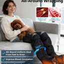 YINGGG Leg Massager with Heat and Compression - Foot and Calf Massage Sleeve with 3 Heat, 6 Intensities, 6 Modes, Compression Boots for Circulation and Pain Relief
