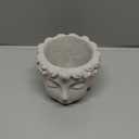 Buddha Head Planter with Drainage Hole - Zen Flower Pot for Succulents, Air Plants, Home & Office Decor, Gift for Plant Lovers (Indoor/Outdoor Use)