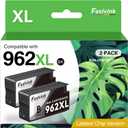 Compatible 962XL Black Ink Cartridges Replacement for HP 962XL Ink Cartridges Combo Pack 962 XL Black Work with HP OfficeJet Pro 9010 9015 9018 9025 9020 9012 Printer