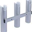 Aluminium Wall-Mounted Fishing Rod Holder for Boat, Garage & Marine - Holds Rods & Poles