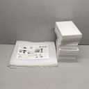 Secret Space 12 Pack X Large Shoe Organizer Storage Boxes for Closet, Modular Space Saving Shoe Boxes Clear Plastic Stackable Sneaker Containers Display Case with Lids, White