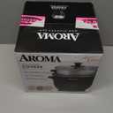 Aroma Housewares ARC-363-1NGB 3 Uncooked/6 Cups Cooked Rice Cooker, Steamer, Multicooker, 2-6 cups, Black
