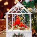 Large Christmas Church Nativity Snow Globe Light up Snowglobe with Music, 9.84" White Christmas Snow Globes for Kids Adults, 6H Timer & Dual Power, Angle Snowglobes Christmas Decorations Indoor (Angel Jesus 89)