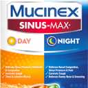 Mucinex Sinus-Max Liquid Gels for Day and Night, 24 Count (24 Count (Pack of 1))