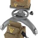 Highwild Adjustable Gun Rifle Rest for Outdoor Shooting and Hunting - Convenient Height Adjustment - With Front and Rear Rest Bag