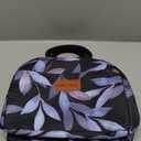 BALORAY Lunch Bag for Women Men Insulated Lunch Box for Adult Reusable Lunch Tote Bag for Work, Picnic or Travel (Blue Leaves)