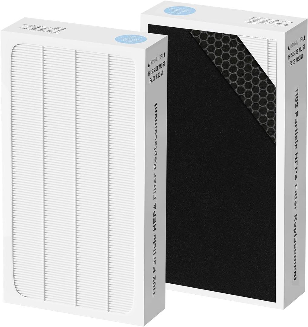 Tio2 Treated HEPA Filter Replacement Compatible with Electrolux Aerus Lux Guardian Air Cleaner Purifier, High-efficiency HEPA Filter, 2 Pack