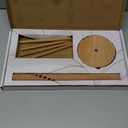 Wood Collapsible Homemade Household Noodle Dryer Rack Hanging Pasta Drying Rack for Home Kitchen (Light Brown)