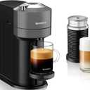Nespresso Vertuo Next Coffee and Espresso Machine by De'Longhi with Milk Frother, 8 ounces, Dark Grey