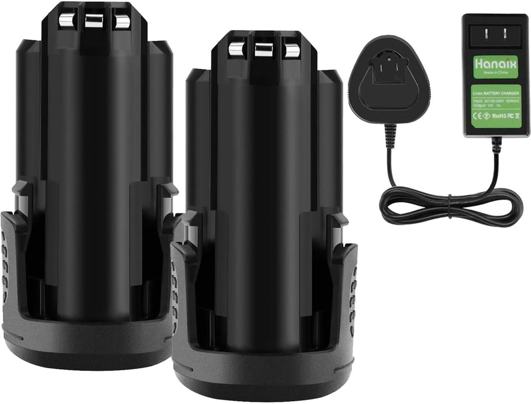 3.0Ah 12V Battery and Charger Fit for Dremel B812-01 B812-02 B812-03,Compatible with Dremel 8200 8220 8300 Cordless Tools(Battery and Charger Included)