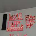 4Pcs Valentine's Day Decorations Love Wooden Table Sign, Anniversaries Tabletop Centerpiece Signs Ornaments for Gift Dining Room Table Party Home Kitchen Holiday Decorations Gift for Girlfriend Wife