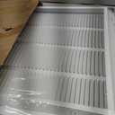 Fits 20x25 Duct Opening | Steel Return Air Filter Grille by Handua [Removable Door] for 1-inch Filters | Vent Cover Grill | White | HVAC Cold Air Intake Grille | Out Dim: 22 5/8"W X 27 5/8"H