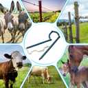 2 x Fence Fixer, Manual Fence Repair Retainer, Maintenance Tool of Livestock Fence Lines, Suitable for Barbed Wire, Cowshed Farm, Horse Fence, Garden Lawn Fence