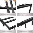 GeeWin Multi Guitar Stand, 3 Guitar Stand Rack, Folding Guitar Stand, Guitar Rack for Multiple Guitars for Acoustic, Electric Guitar, Bass, Guitar Holder Stand, Multiple Guitars Display (3 Holder)