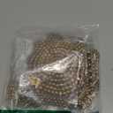 Stylish Pearl Chest Chain Beach Exquisite Women Pearl Embellished Bra Body Jewelry Beaded Tops Breast Up (Gold)